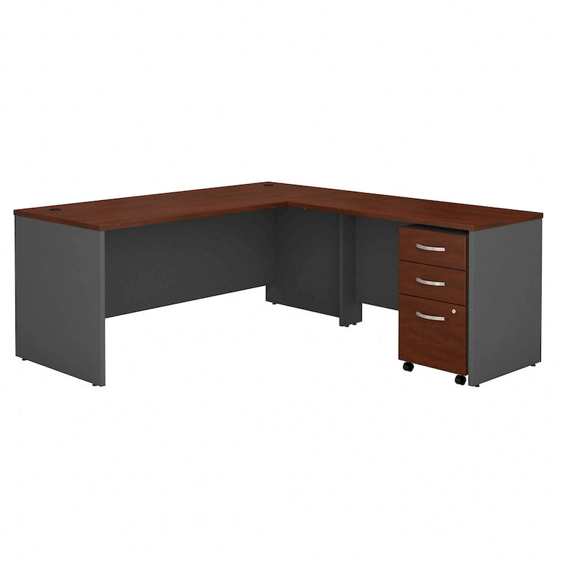 Bureau en L avec tiroirs Series C 72W