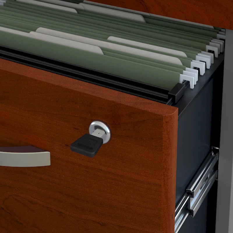 Bureau en L avec tiroirs Series C 72W