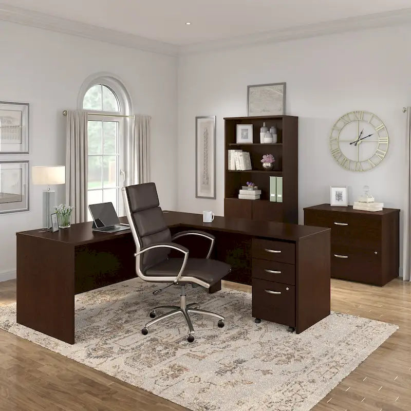 Bureau en L avec tiroirs Series C 72W