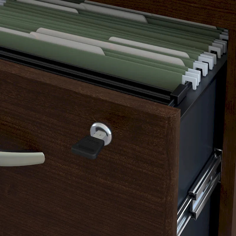Bureau en L avec tiroirs Series C 72W