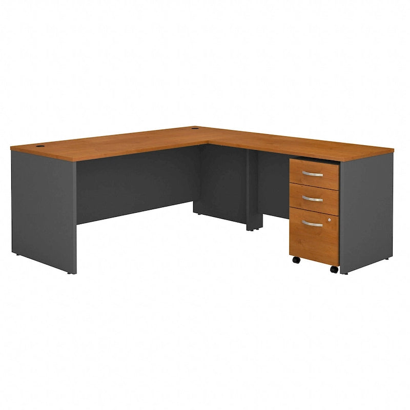 Bureau en L avec tiroirs Series C 72W