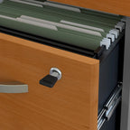 Bureau en L avec tiroirs Series C 72W