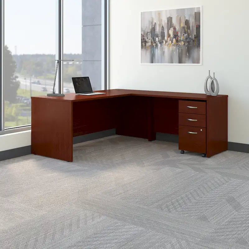 Bureau en L avec tiroirs Series C 72W