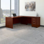 Bureau en L avec tiroirs Series C 72W