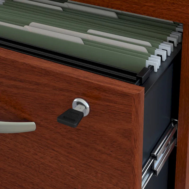 Bureau en L avec tiroirs Series C 72W