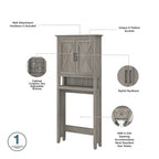 Meuble de rangement pour toilettes Key West par Bush Furniture