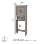 Meuble de rangement pour toilettes Key West par Bush Furniture