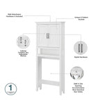 Meuble de rangement pour toilettes Key West par Bush Furniture