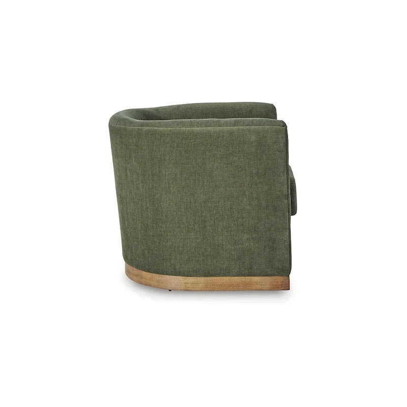 Fauteuil pivotant Signature Design by Ashley Jersonlow vert forêt - 34 larg. x 31,25 prof. x 28,88 haut.