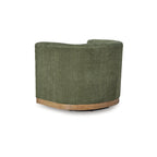 Fauteuil pivotant Signature Design by Ashley Jersonlow vert forêt - 34 larg. x 31,25 prof. x 28,88 haut.