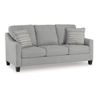 Lebo Queen Size Sofa Sleeper Bed, Gray, Bifold Memory Foam Mattress