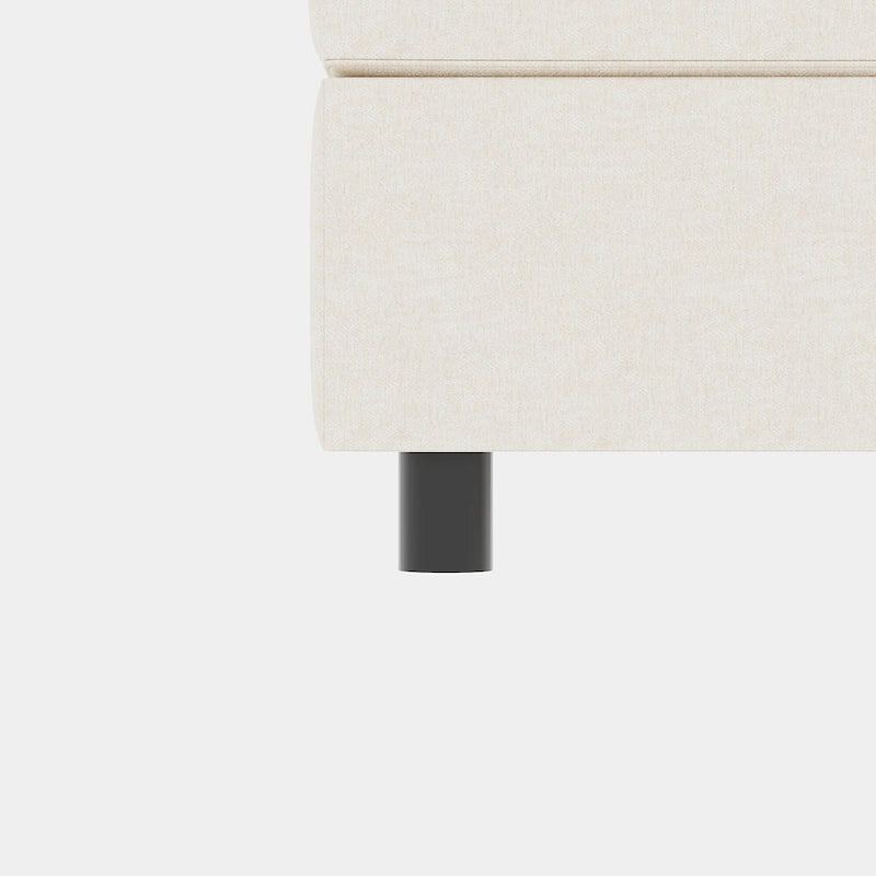 Canapé modulaire 8 places convertible beige 129 avec rangement