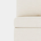 Canapé modulaire 8 places convertible beige 129 avec rangement