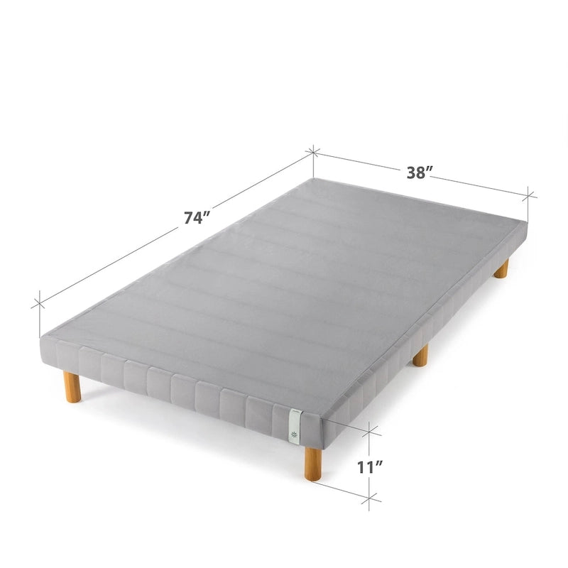 Sommier plateforme en métal gris, lauréat du prix GOOD DESIGN, 11 pouces