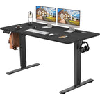 Bureau assis-debout électrique réglable en hauteur, bureau d'ordinateur ergonomique assis-debout, 55 x 24