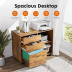 Classeur 3 tiroirs - 31.3P x 15.7L x 24.4H