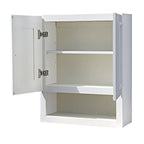 2126 Armoire Murale de Salle de Bain Blanc Lin