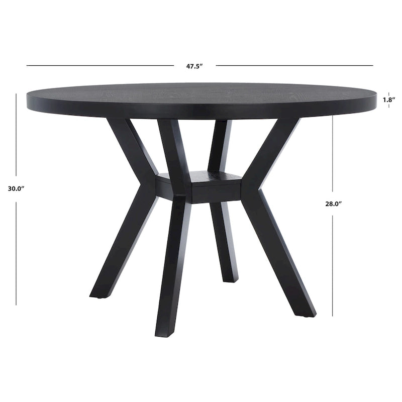Table à manger ronde Orestilla - 48Lx48Px30H